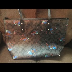 Coach purse with unusual design!